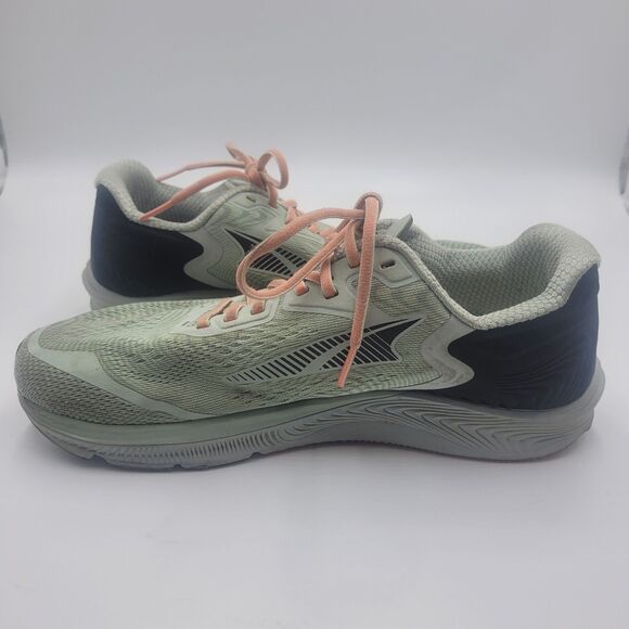 Altra Torin 5 Trail Running Shoes Women\'s Size 8 Wide Green Hiking NO INSOLES